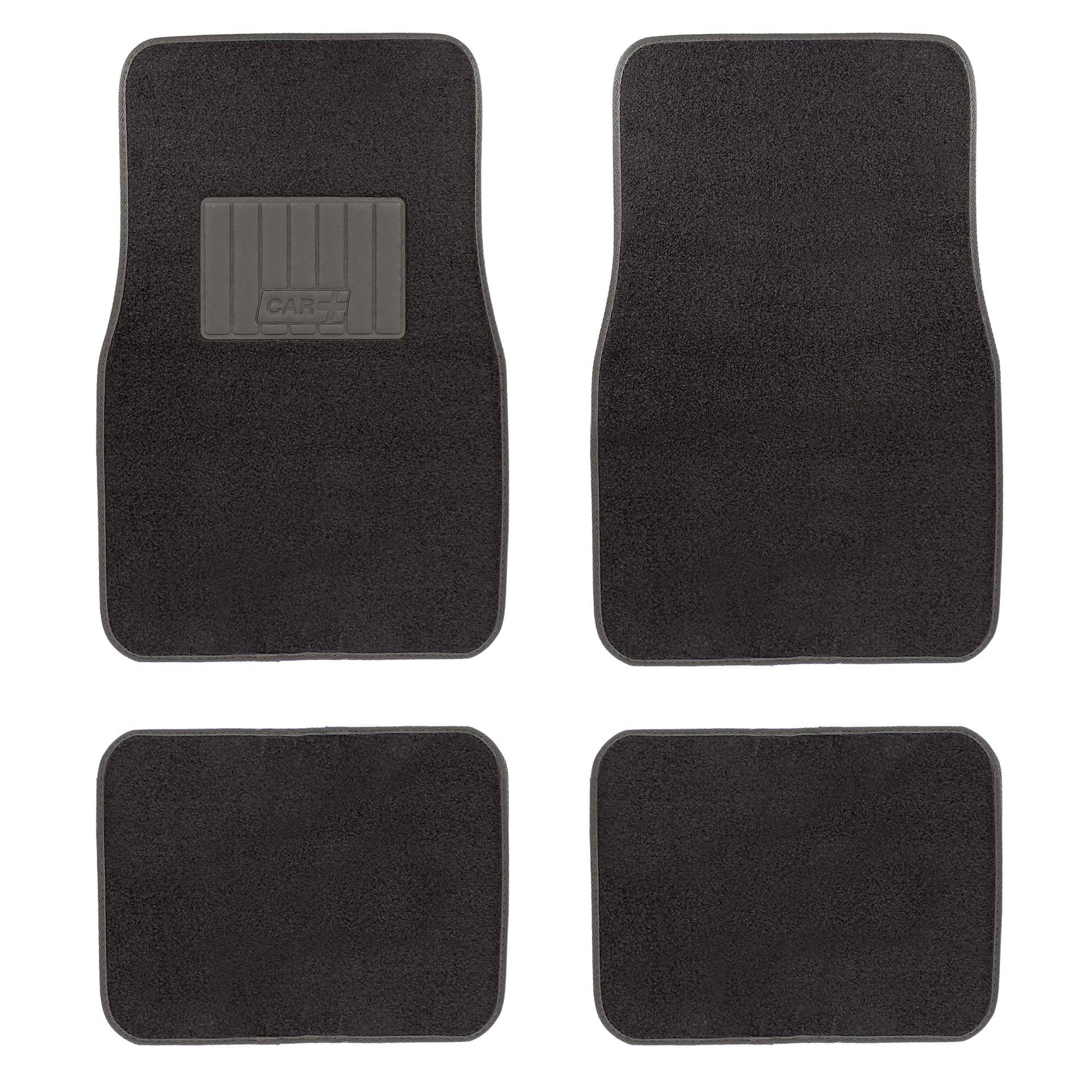CAR+ PLUSH02 Universal-Fußmatten-Set, 4-teilig, schwarz CAR+ PLUSH02 Universal-Fußmatten-Set, 4-teilig, schwarz von CAR+