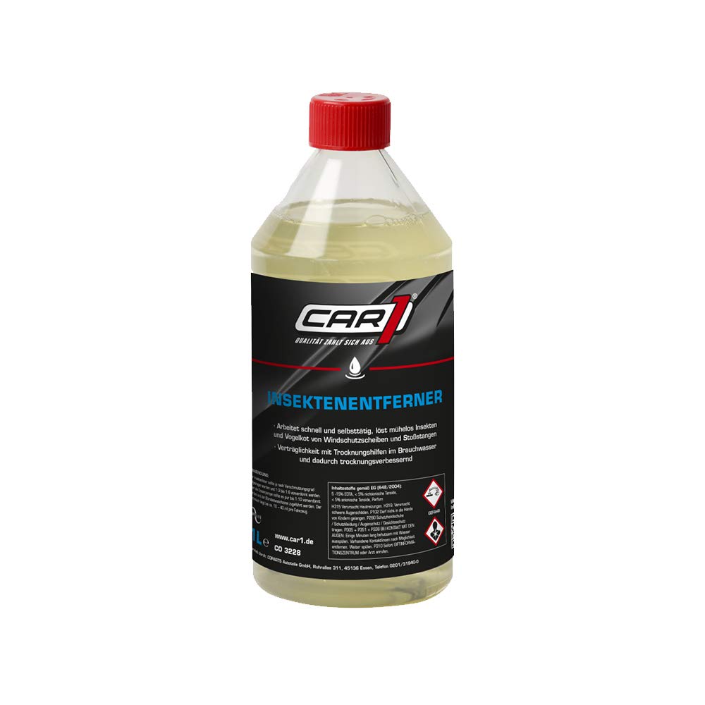CAR1 Insektenentferner Reiniger Reinigung Insekten Lack Insektenlöser Lackreiniger Lackreinigung Pumpsprayflasche 10L von CAR1