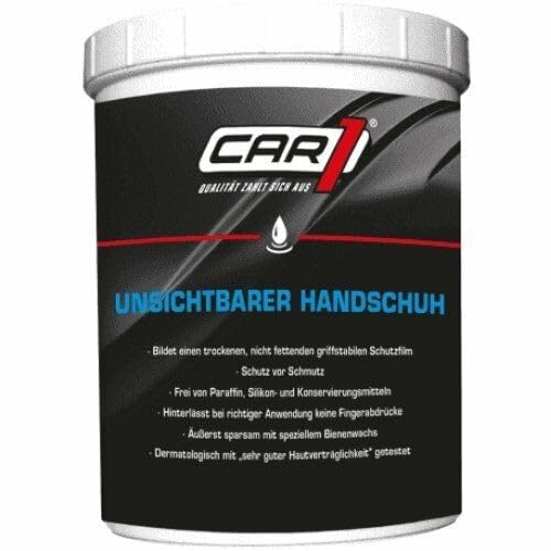 CAR1 Unsichtbarer Handschuh Schutz Viskose Creme weiß 1L von CAR1