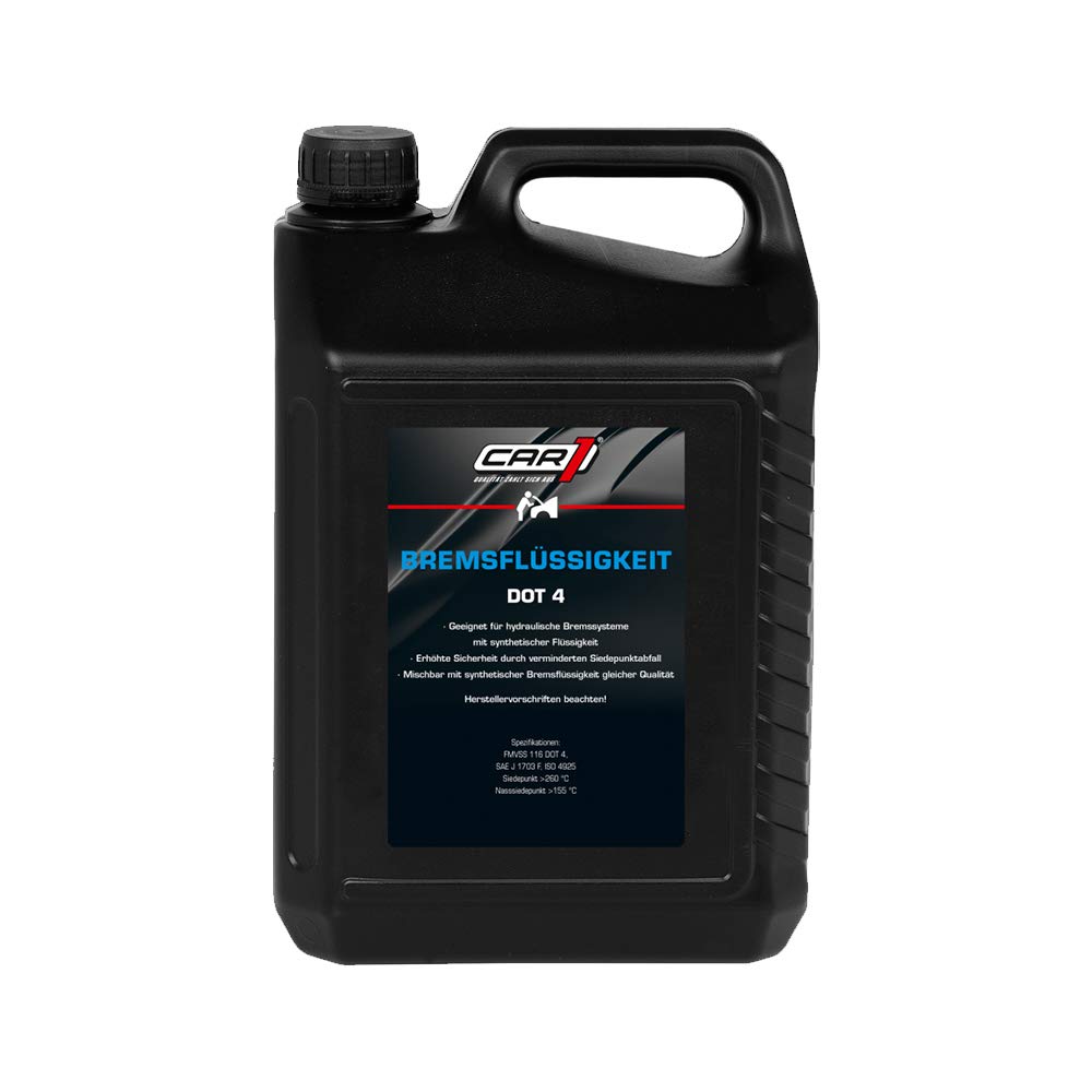 CAR1 Bremsflüssigkeit DOT 4 Bremsen Flüssigkeit Brake Fluid 5L von CAR1