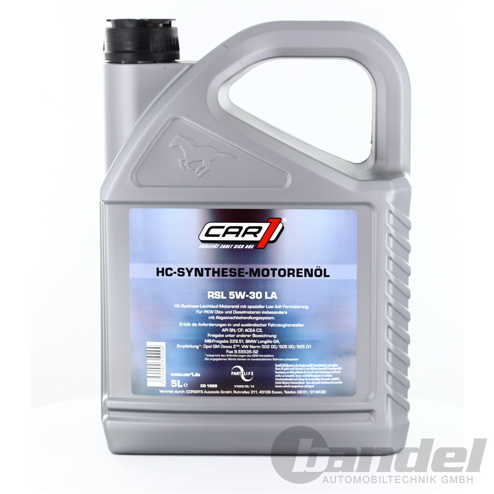 CAR1 Motoröl 5W-30 LA Leichtlauf High Performance Motor Motoren Öl Benzin Diesel Ottomotor Benzinmotor Dieselmotor Engine Oil 5L CAR1 Motoröl 5W-30 LA Leichtlauf High Performance Motor Motoren Öl Benzin Diesel Ottomotor Benzinmotor Dieselmotor Engine Oil 5L von Unbekannt