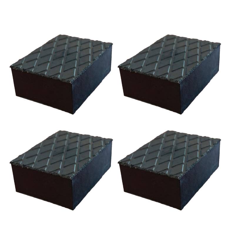 CARALL 4 Stück Hebebühnen, rechteckige Gummipuffer, kompatibel mit Ravaglioli Corghi OMCN, 160 x 120 x 60 mm, für Auto und SUV von CARALL