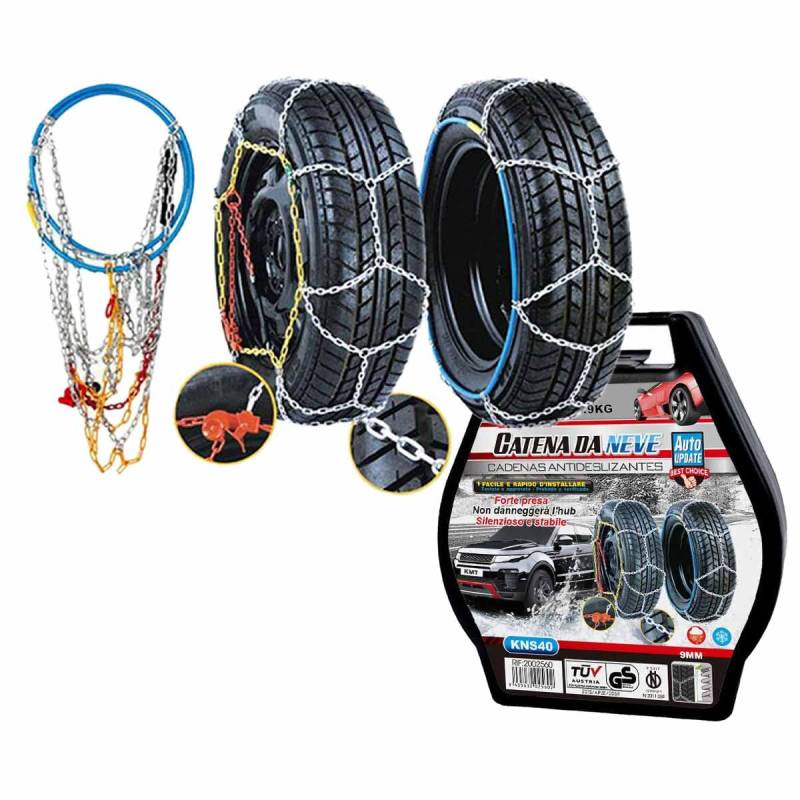 Schneeketten 175/70R12 155/80R13, 165/70R13,175/65R13,185/60R13,195/55R13 von CARALL