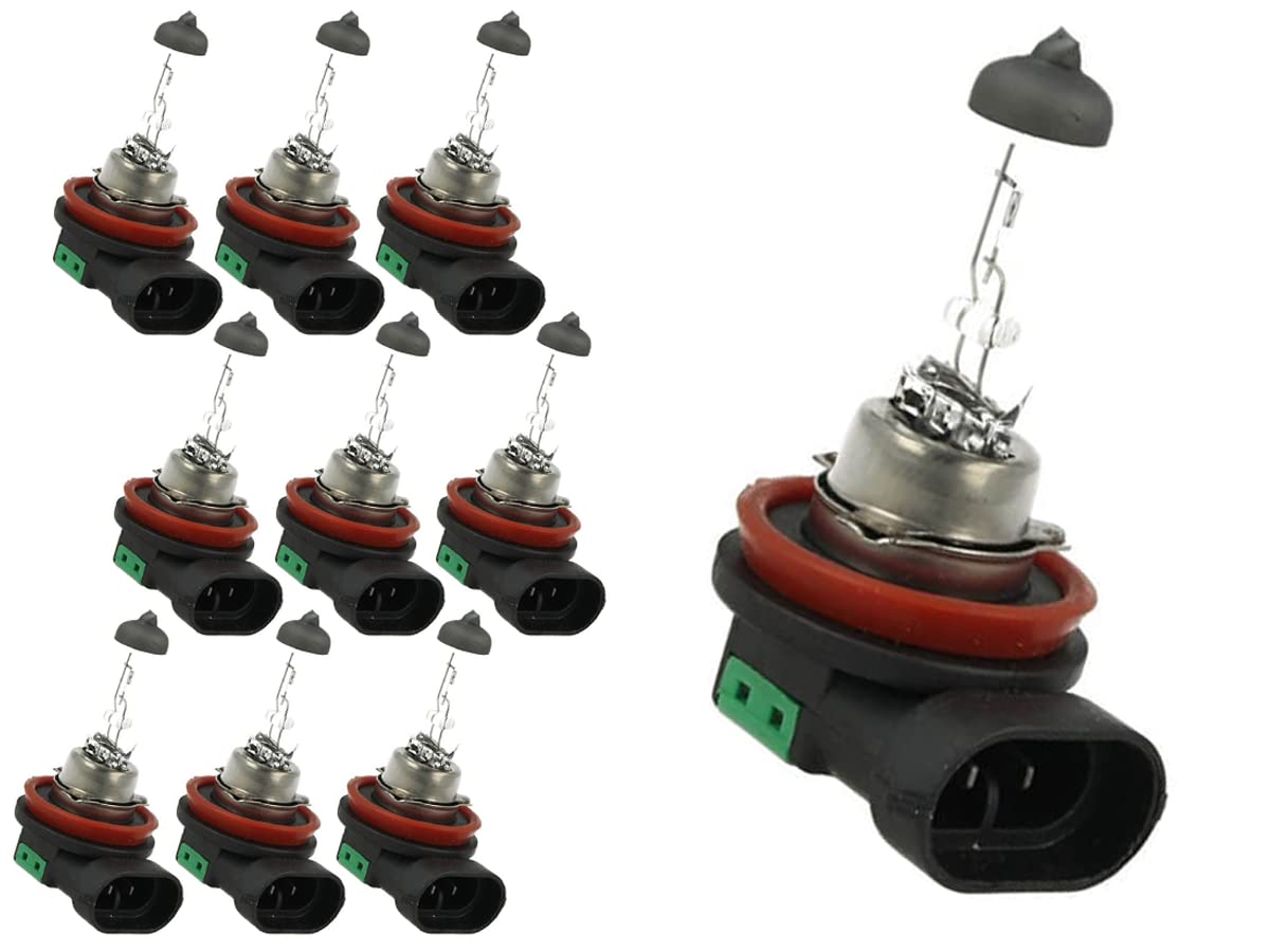 CARALL 10 Pezzi Lampada Alogena 12V Per Auto (H16 12V 19W PGJ19-3) von CARALL