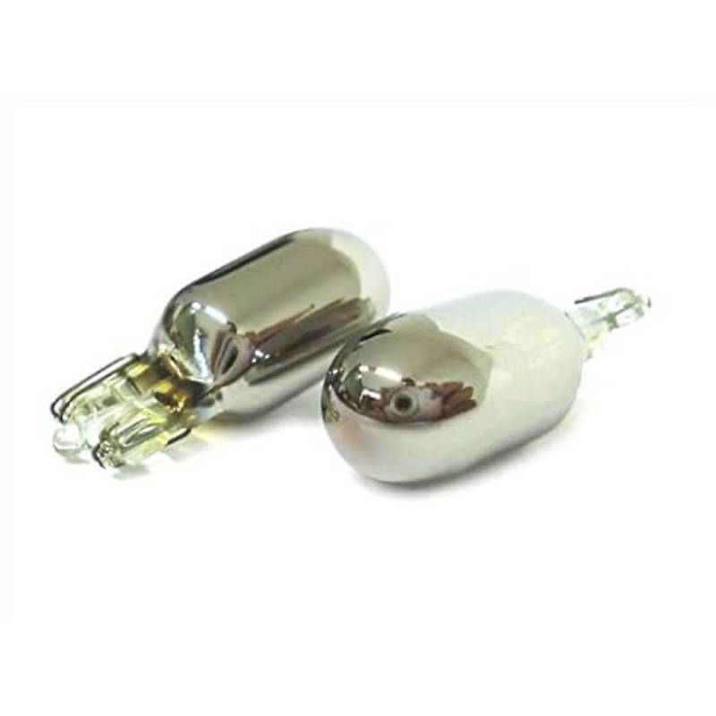 CARALL 2 Stück Halogenlampen 12V für Autos (T10 W5W 12V5W Arancione Invisibile Cromato) von CARALL