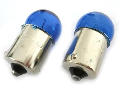 CARALL 2 Stück Halogenlampen 12V Weiß mit Xenon-Effekt (G18 BA15S R5W 12V 5W) CARALL 2 Stück Halogenlampen 12V Weiß mit Xenon-Effekt (G18 BA15S R5W 12V 5W) von CARALL