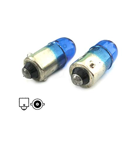 CARALL 2 Stück Halogenlampen 12V Weiß mit Xenon-Effekt (T4 T4W BA9S 12V 4W) von CARALL