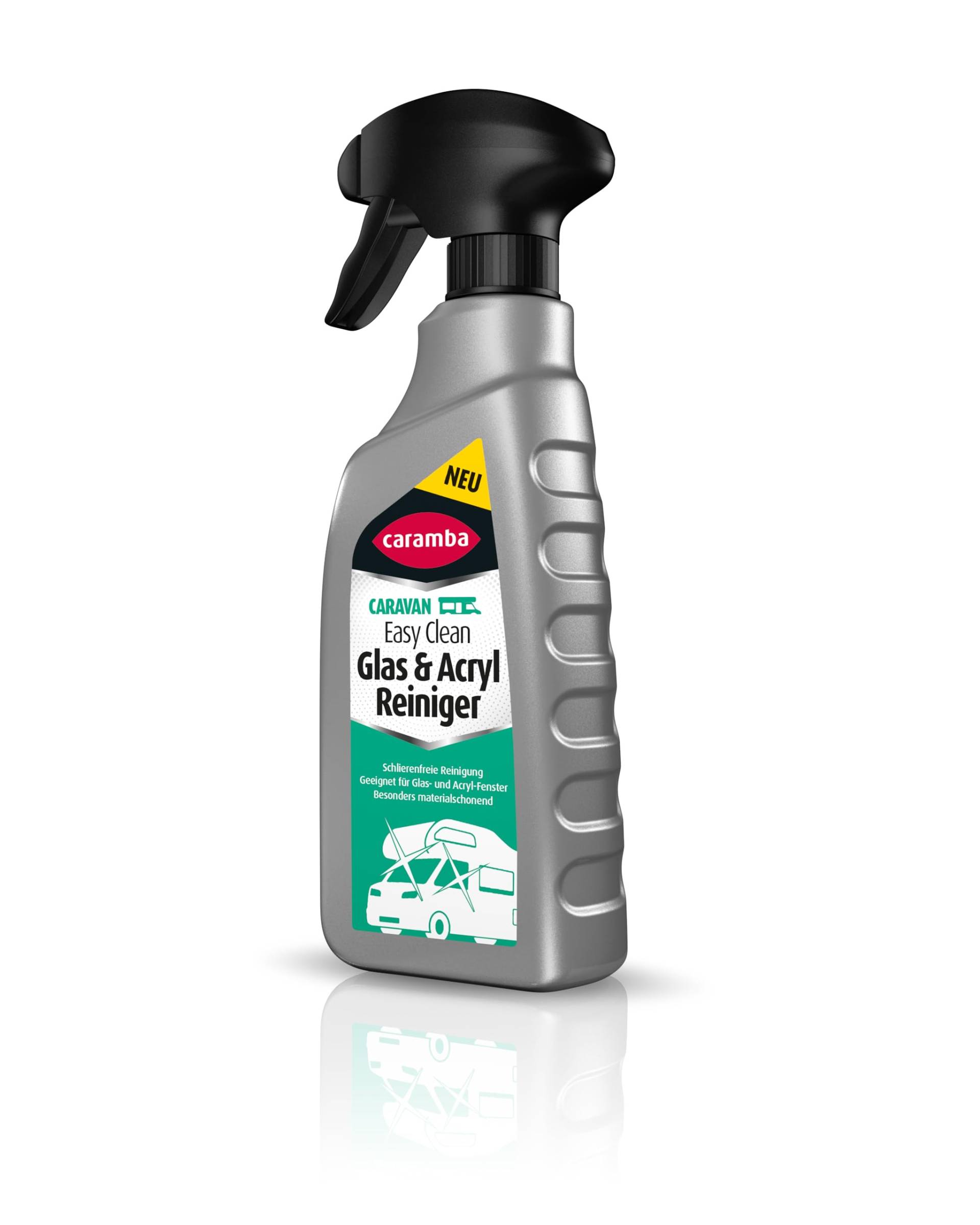 Caramba Caravan Easy Clean Glas & Acryl Reiniger, Scheibenreiniger für außen und innen, Wohnwagen und -Mobile, Hohe Materialverträglichkeit, 500 ml Caramba Caravan Easy Clean Glas & Acryl Reiniger, Scheibenreiniger für außen und innen, Wohnwagen und -Mobile, Hohe Materialverträglichkeit, 500 ml von Caramba