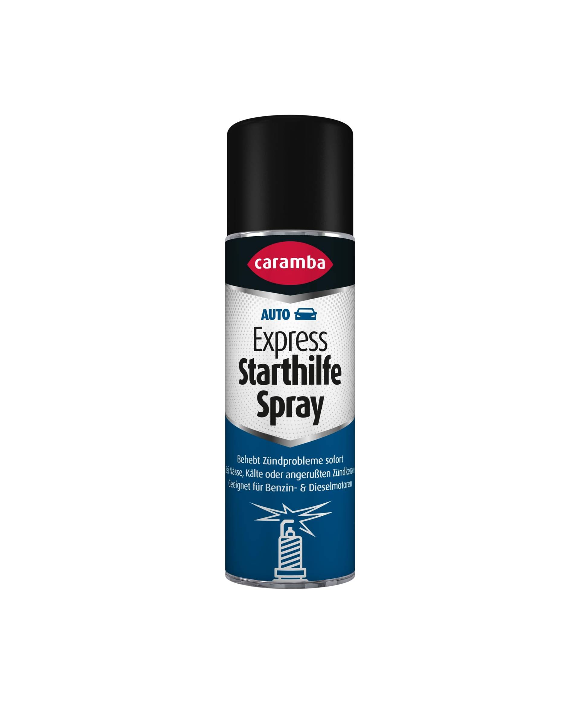Caramba Express Starthilfe Spray, Behebt Zündprobleme bei Diesel- und Benzinmotoren, für Fahrzeugstarts bei Nässe und Kälte, Auto-Kaltstart, 300 ml Caramba Express Starthilfe Spray, Behebt Zündprobleme bei Diesel- und Benzinmotoren, für Fahrzeugstarts bei Nässe und Kälte, Auto-Kaltstart, 300 ml von Caramba