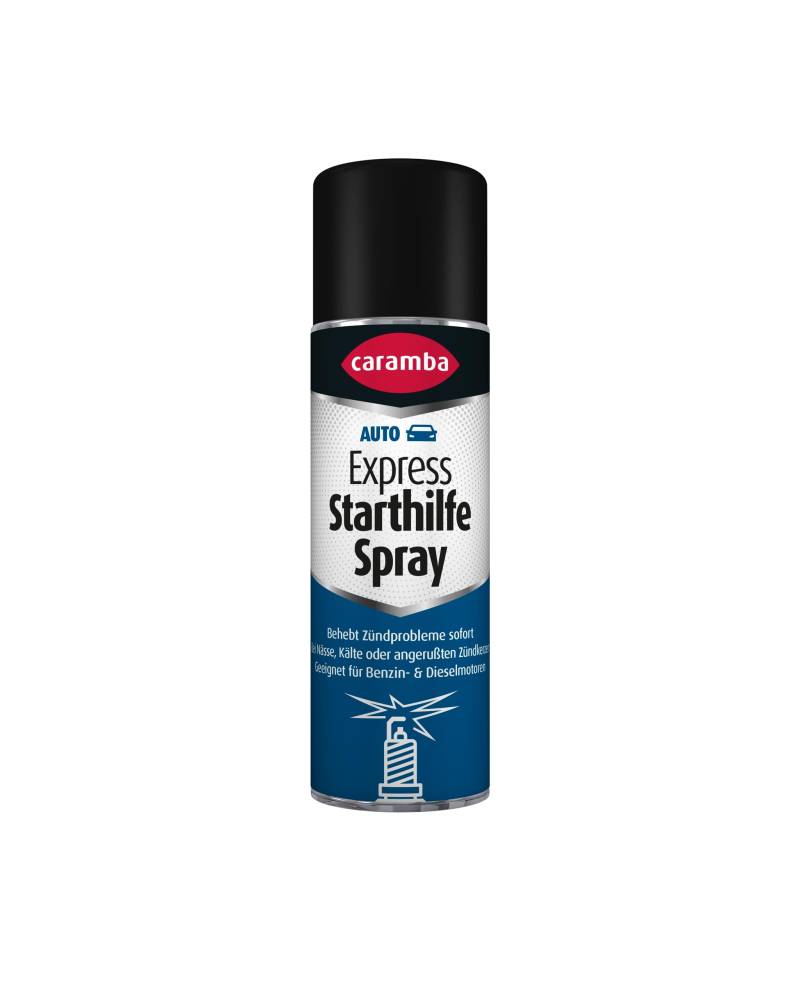 Caramba Express Starthilfe Spray – schonendes Starthilfespray für Benzin- und Dieselmotoren – für zuverlässige Fahrzeugstarts bei Nässe und Kälte zu jeder Jahreszeit – 1 x 300 ml von Caramba