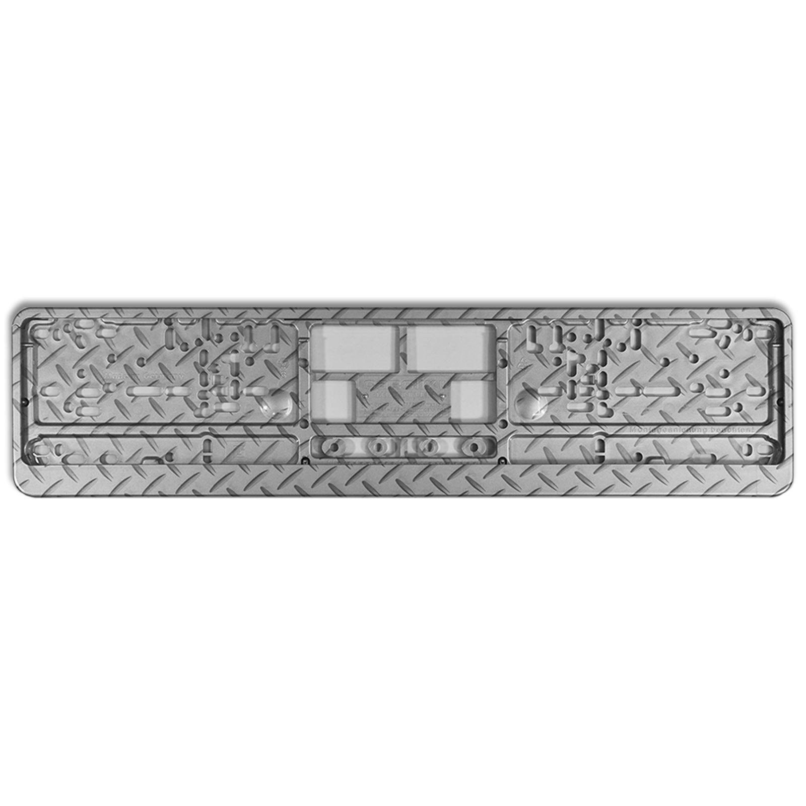 KFZ Kennzeichenhalter Design Nummernschildhalter (Shiny Checker - 40016) von CARCLIX