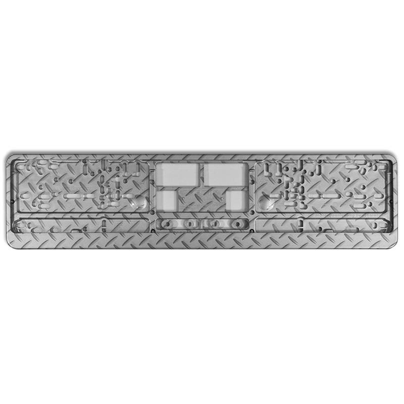 KFZ Kennzeichenhalter Design Nummernschildhalter (Shiny Checker - 40016) von CARCLIX