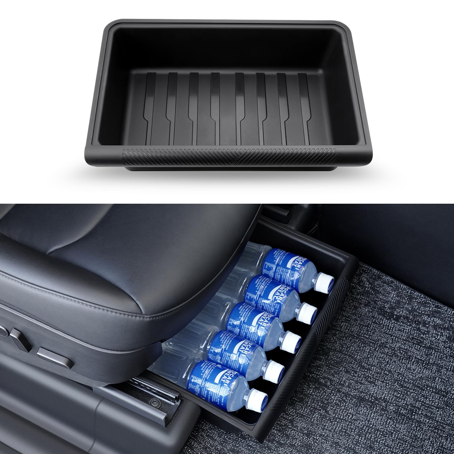 CARERSTEN Materiallagerbox Für Tesla Model Y Zubehör TPE 2021-2024 Unter Dem Sitz Wasserdicht Aufbewahrungsbox Für Sitze Für Tesla Zubehör Model Y Auto Organizer Ablage Auto Aufbewahrungsbox Tray CARERSTEN Materiallagerbox Für Tesla Model Y Zubehör TPE 2021-2024 Unter Dem Sitz Wasserdicht Aufbewahrungsbox Für Sitze Für Tesla Zubehör Model Y Auto Organizer Ablage Auto Aufbewahrungsbox Tray von CARERSTEN