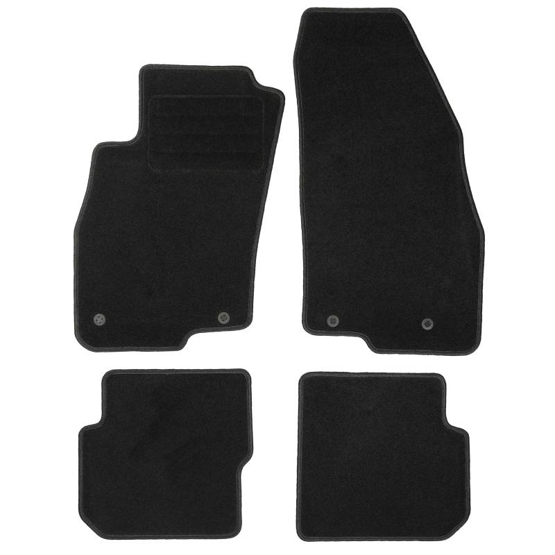 TEXER Textil Fußmatten Passend für Alfa Romeo MiTo 955 Bj. 2008-2018 Basic von Car Mat Co