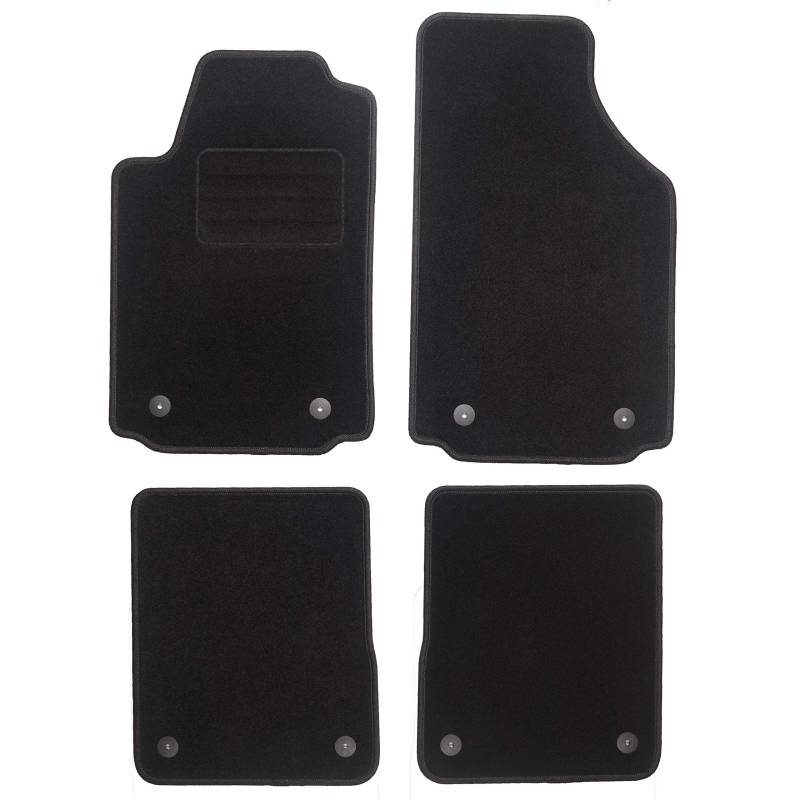 TEXER Textil Fußmatten Passend für Audi A2 Bj. 1999-2005 Basic von Car Mat Co
