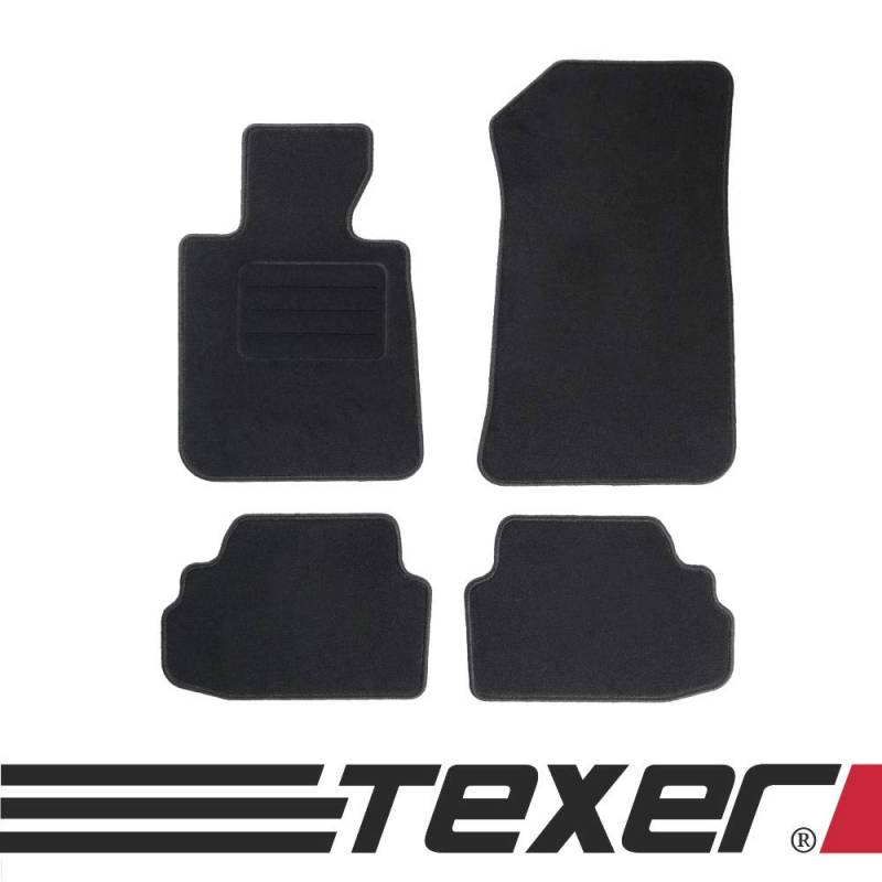 CARMAT TEXER Textil Fußmatten Passend für BMW 1 E81 Bj. 2004-2013 Basic von Car Mat Co