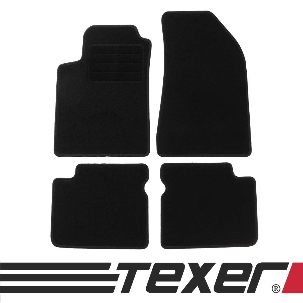 TEXER Textil Fußmatten Passend für FIAT Bravo II Bj. 2007-2014 Basic von Car Mat Co