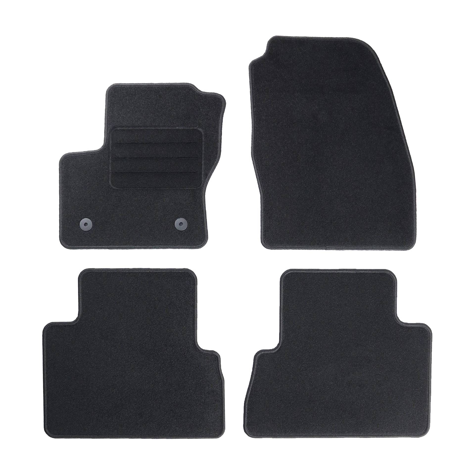 TEXER Textil Fußmatten Passend für Ford C-Max II Bj. 2010-2012 Basic von CARMAT