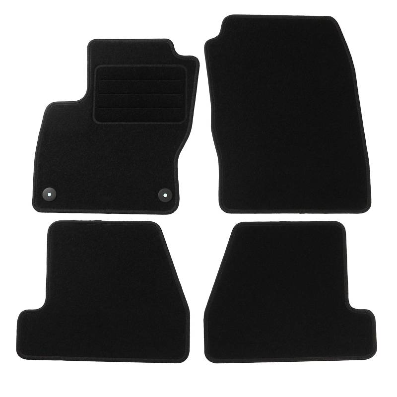 TEXER Textil Fußmatten Passend für Ford Focus III Bj. 2010-2014 Basic von Car Mat Co
