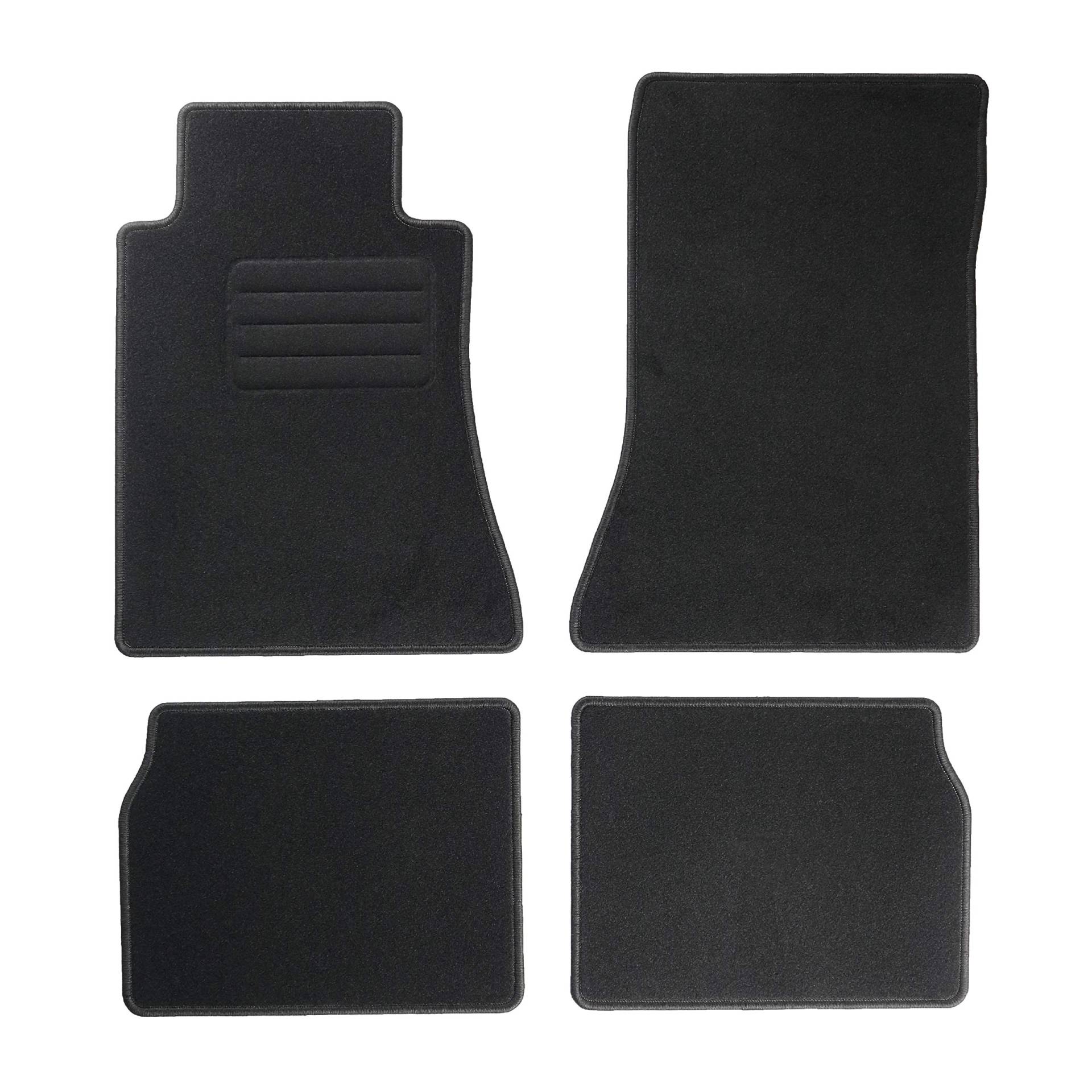 TEXER Textil Fußmatten Passend für Mercedes-Benz E-Klasse W124 Bj. 1984-1997 Basic von CARMAT