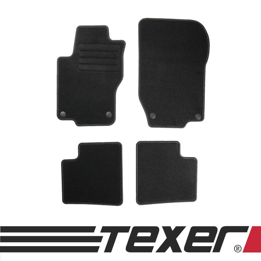 TEXER Textil Fußmatten Passend für Mercedes-Benz ML-Klasse W164 Bj. 2005-2011 Basic von CARMAT