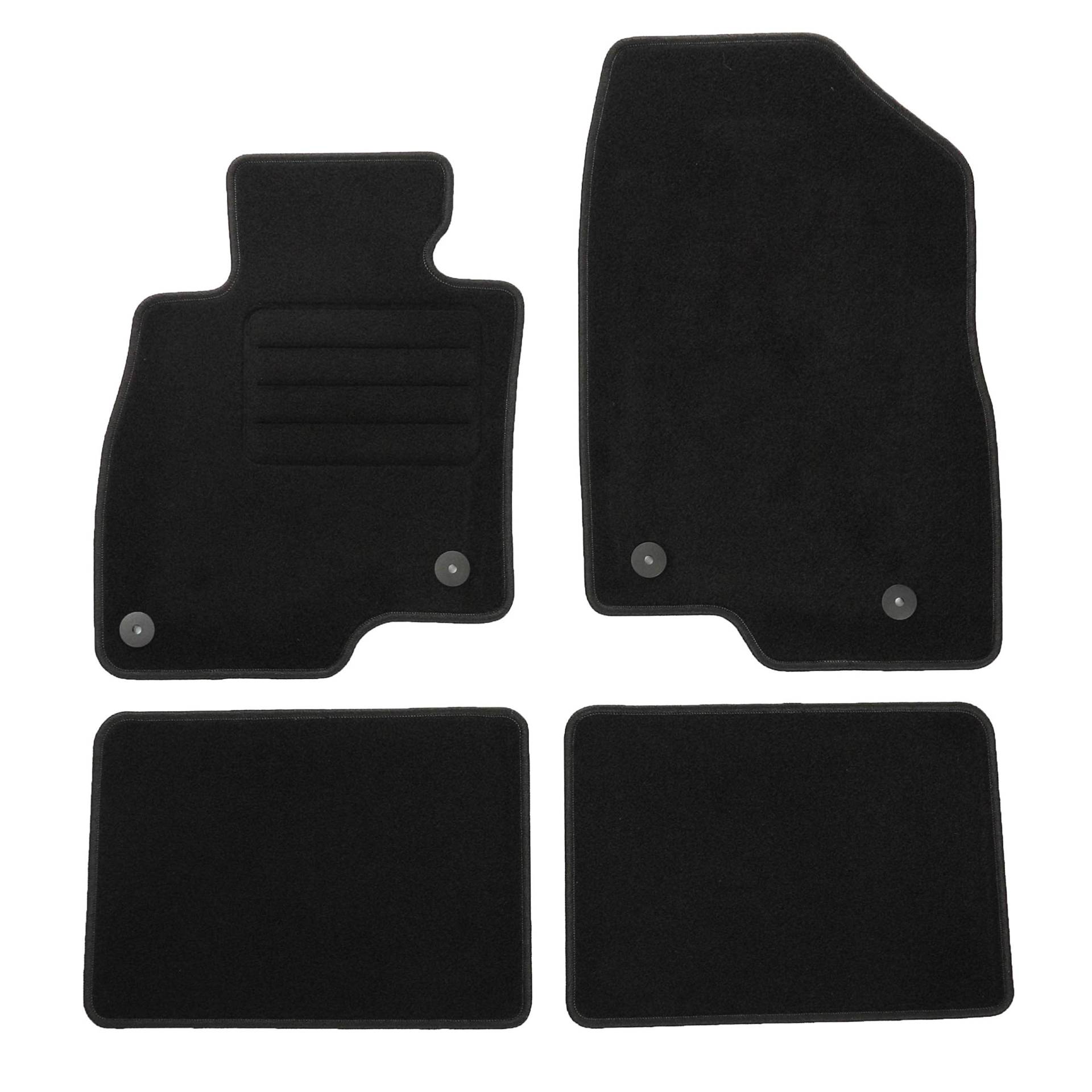 TEXER Textil Fußmatten Passend für Mazda 6 III GJ Bj. 2012- Basic von Car Mat Co