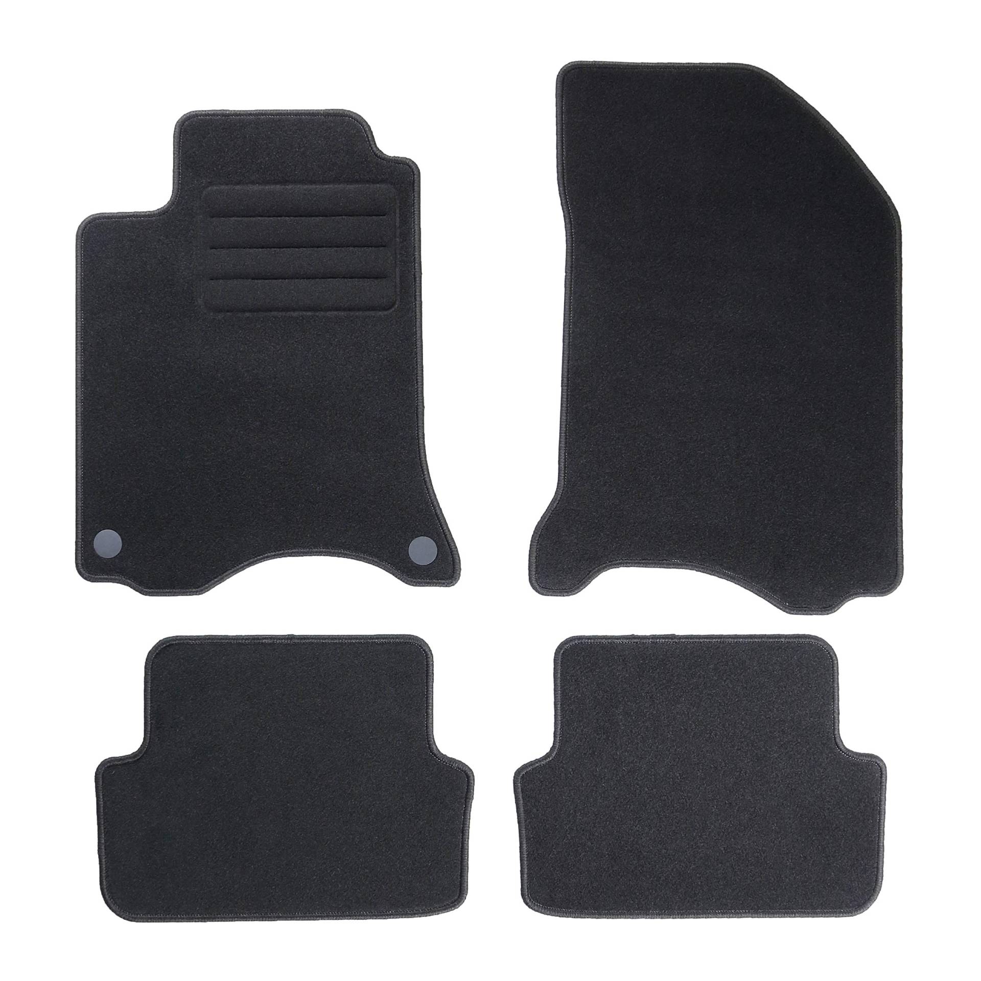 TEXER Textil Fußmatten Passend für Renault Laguna II Bj. 2001-2007 Basic von CARMAT