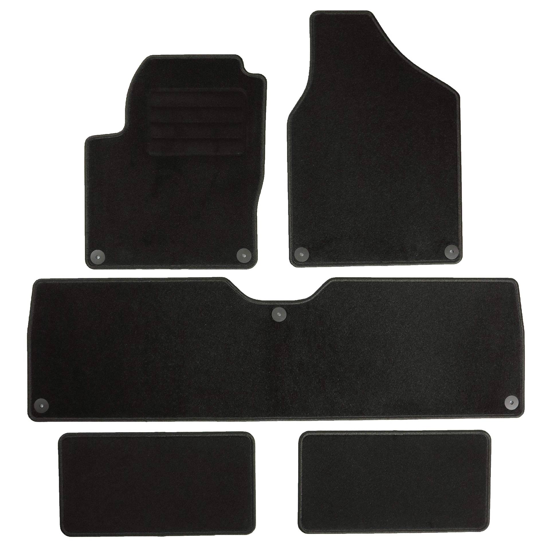 TEXER Textil Fußmatten Passend für Seat Alhambra I 7-Sitzer Bj. 1996-2010 Basic TEXER Textil Fußmatten Passend für Seat Alhambra I 7-Sitzer Bj. 1996-2010 Basic von Car Mat Co