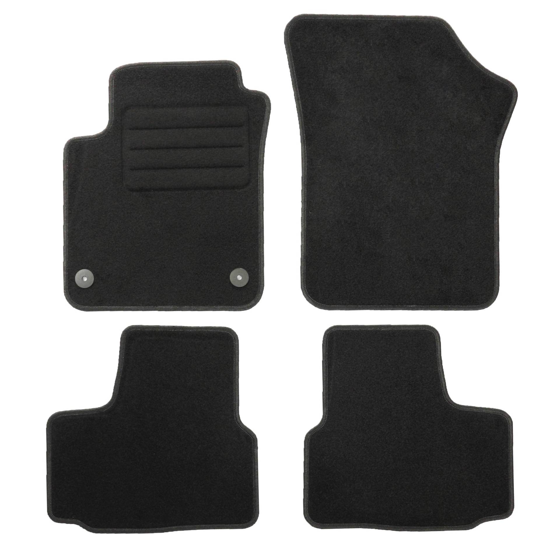 TEXER Textil Fußmatten Passend für Seat MII KF Bj. 2011- Basic von Car Mat Co