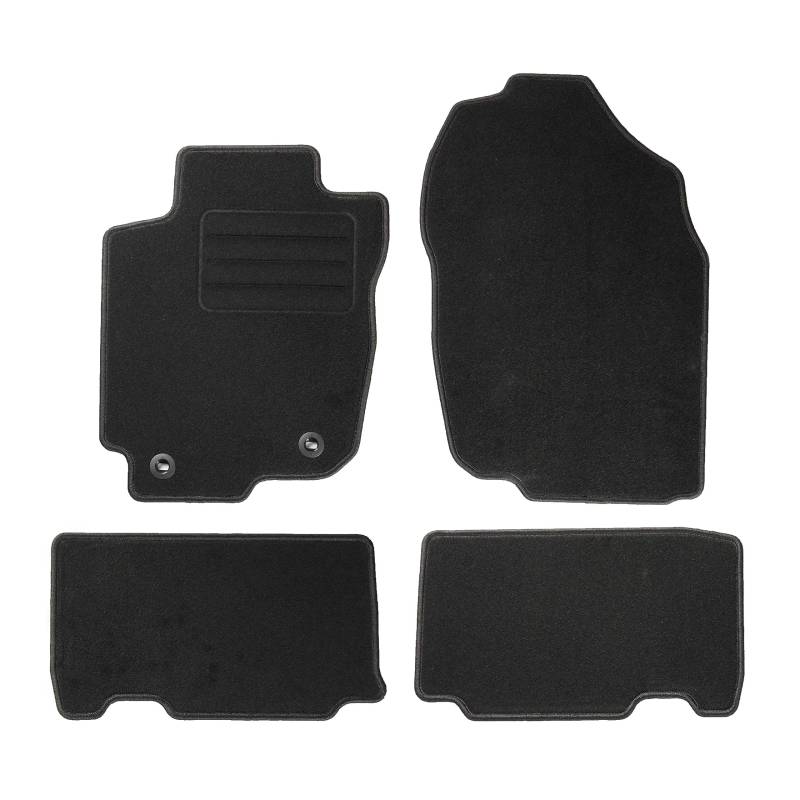 TEXER Textil Fußmatten Passend für Toyota Rav4 IV Bj. 2013-2018 Basic von Car Mat Co