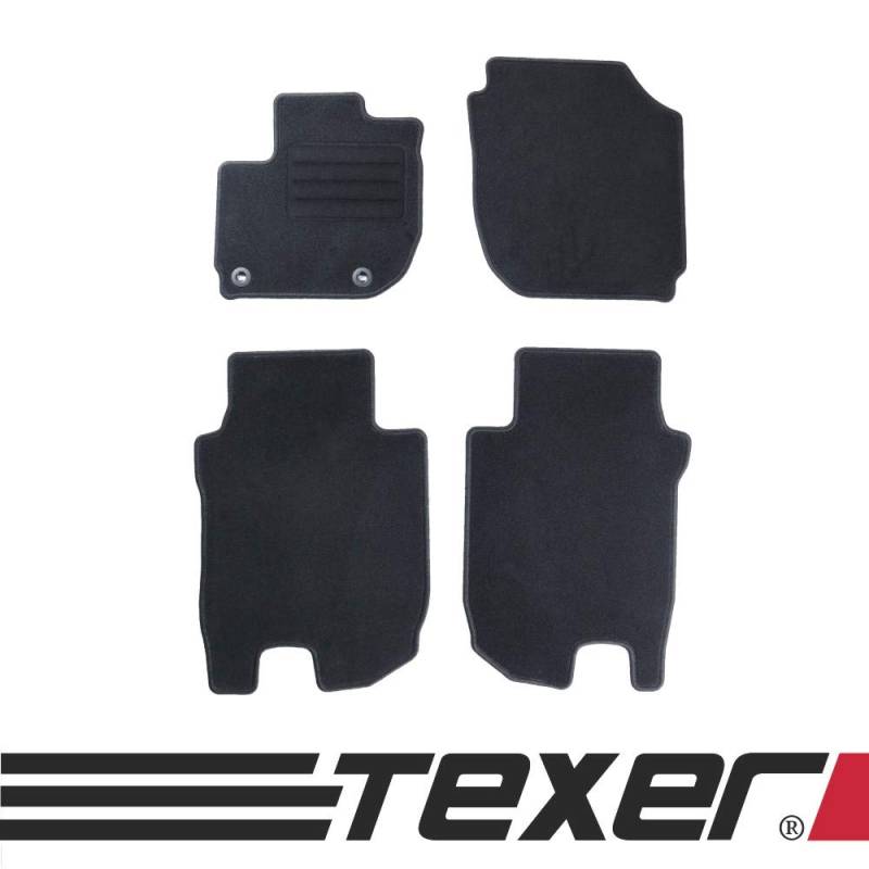 Car Mat Co TEXER Textil Fußmatten Passend für Honda HR-V II Bj. 2015- Basic von Car Mat Co