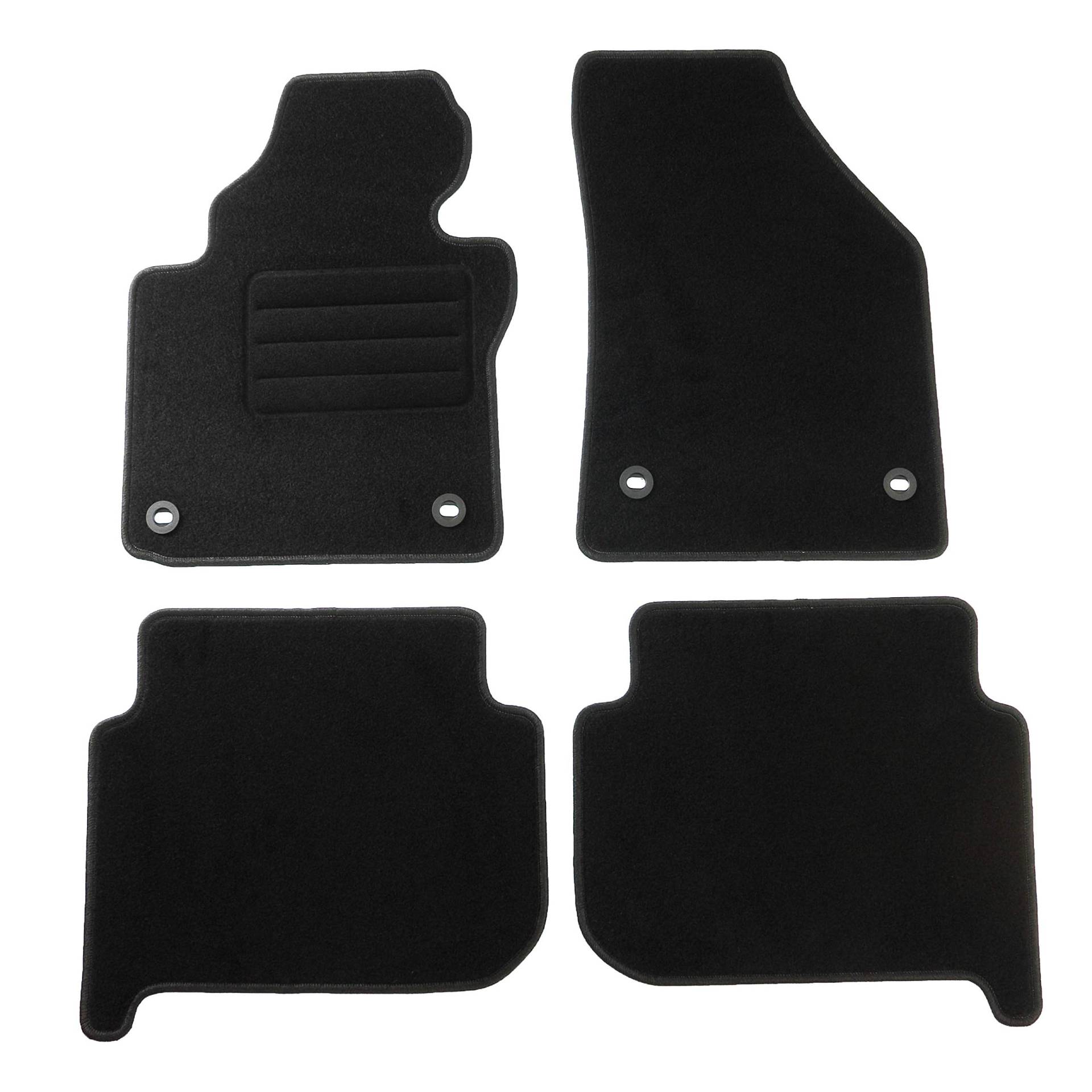 TEXER Textil Fußmatten Passend für VW Touran I Bj. 2003-2010 Basic TEXER Textil Fußmatten Passend für VW Touran I Bj. 2003-2010 Basic von CARMAT