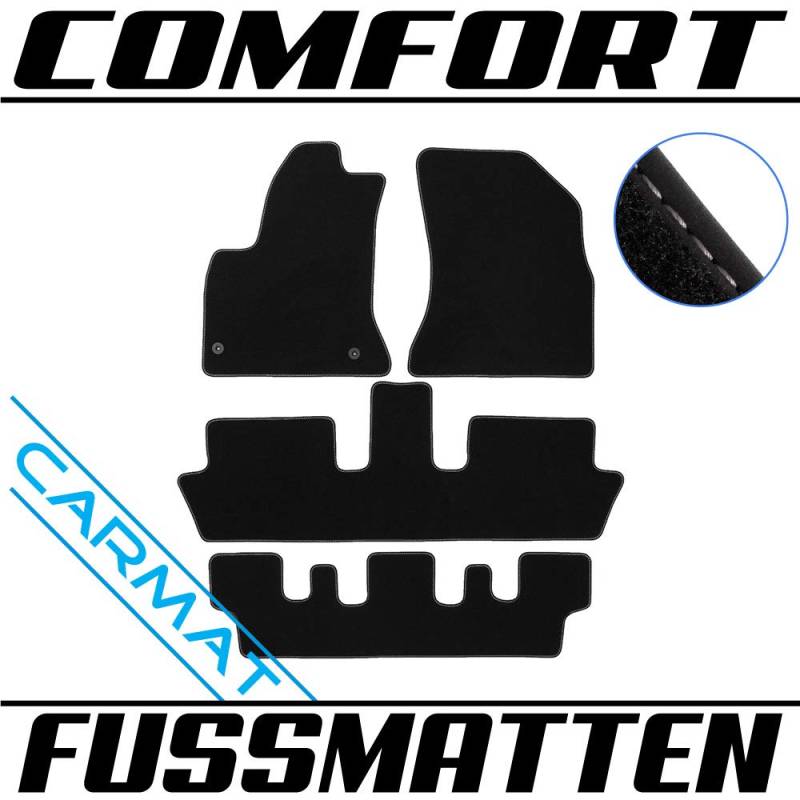 Fussmatten für Citroen C4 Grand Picasso I 2006-2013 Autoteppiche Comfort von Car Mat Co