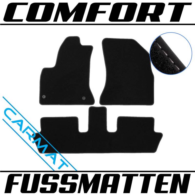 Fussmatten für Citroen C4 Picasso I 2006-2013 Autoteppiche Comfort von CARMAT