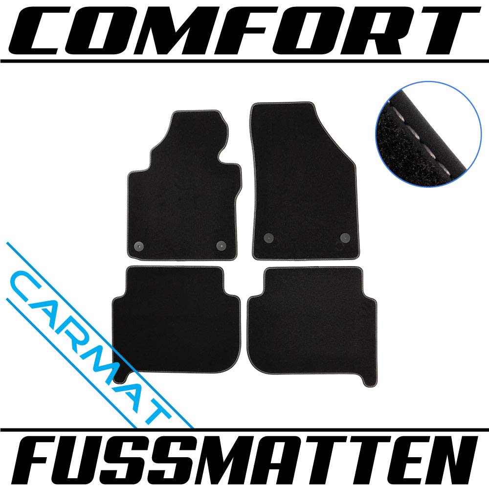 Fussmatten für VVVV Touran I Bj. 2003-2010 Autoteppiche BEF. RUND Comfort Fussmatten für VVVV Touran I Bj. 2003-2010 Autoteppiche BEF. RUND Comfort von Car Mat Co