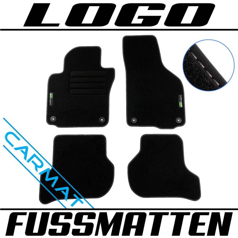 Car Mat Co CARMAT Fussmatten mit Logo SK/OCY04/L/B von Car Mat Co