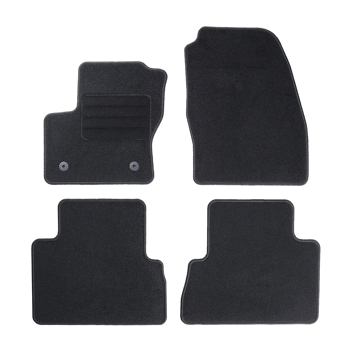 TEXER Textil Fußmatten Passend für Ford C-Max II Bj. 2012-2019 Basic von Car Mat Co