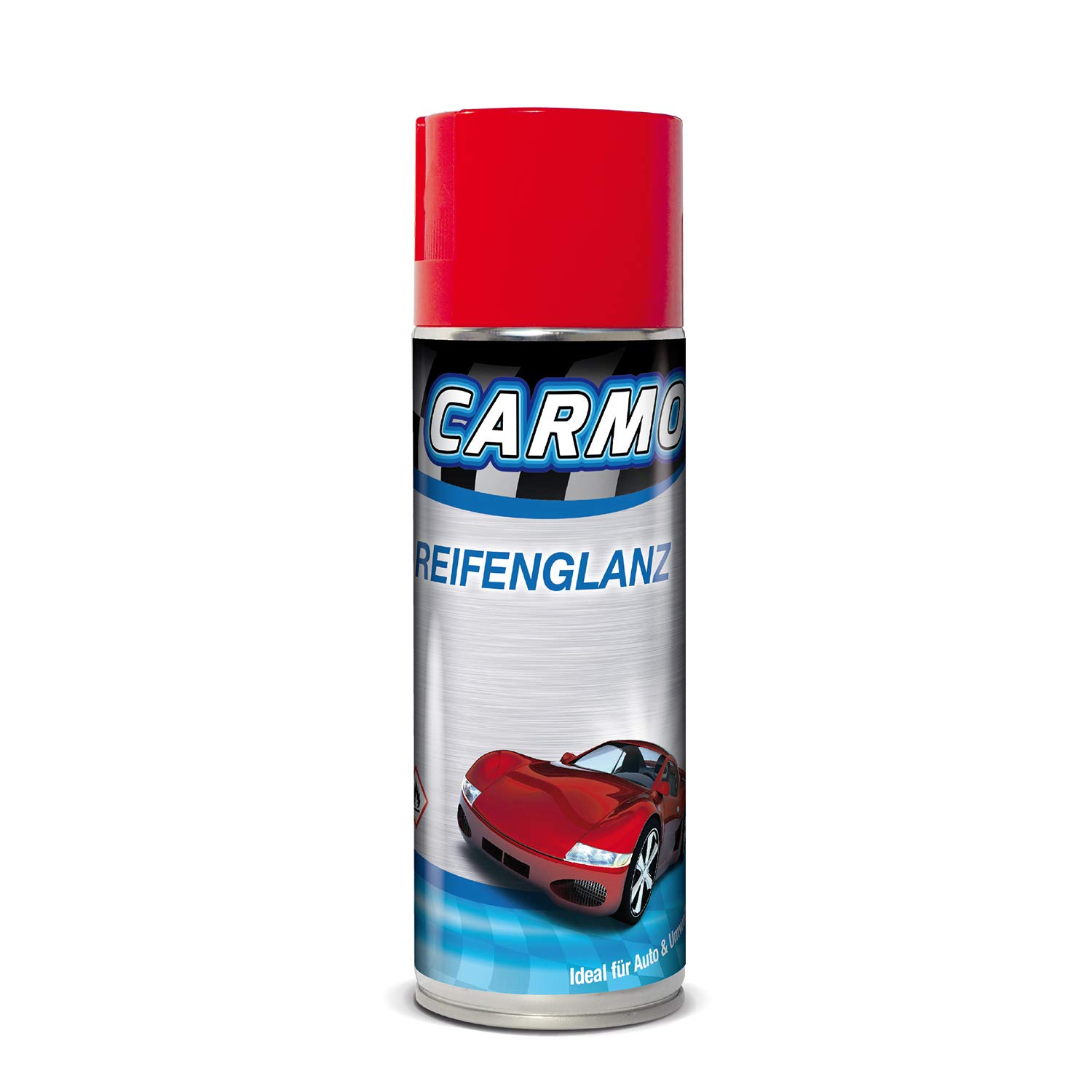 CARMO 3X Reifenglanz | mit Langzeitwirkung | Für neuwertigen Glanz | Wet-Look – tiefschwarz ohne fettige Oberfläche | Schützt vor Umwelteinflüssen | UV-Schutz | Pflege von Gummidichtungen | 400ml CARMO 3X Reifenglanz | mit Langzeitwirkung | Für neuwertigen Glanz | Wet-Look – tiefschwarz ohne fettige Oberfläche | Schützt vor Umwelteinflüssen | UV-Schutz | Pflege von Gummidichtungen | 400ml von CARMO