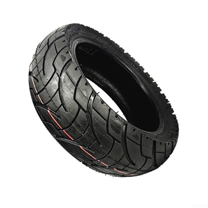 CARMOTTER 10 Zoll 80/65-6,5 All-Terrain Schlauchloser E-Scooter-Reifen, Explosionsgeschützt, Für Pro Balance Car, Schwarz, 870g/900g, 247 x 82 mm, Ganzjährig, Asymmetrisch, Tubeless, Reifen von CARMOTTER