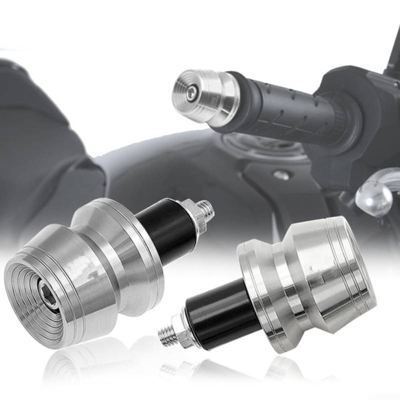 2 Stück Motorrad-Lenkerblock, Edelstahl, massiver Lenkerblock von CARMOTTER