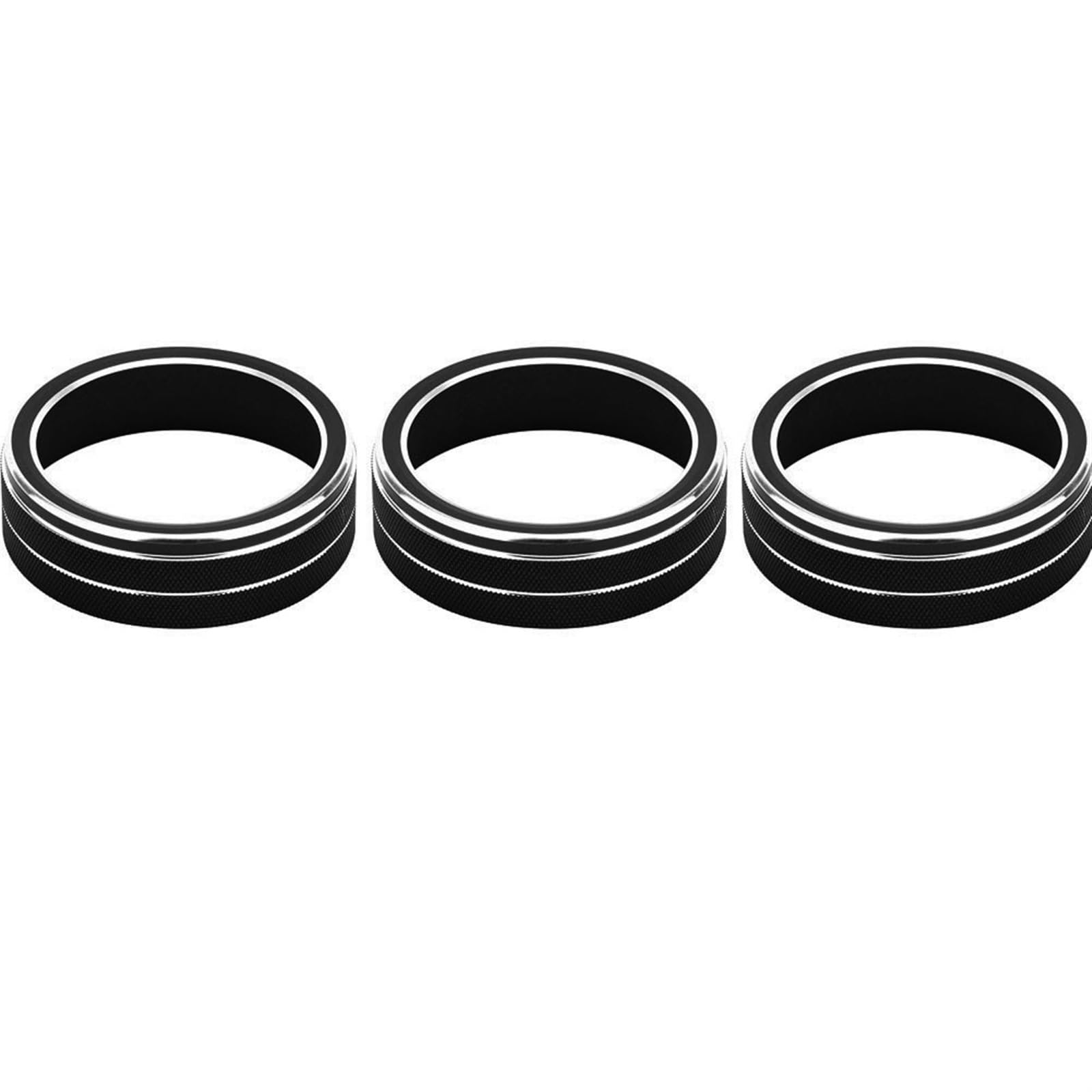 CARRERAS Fit for Skoda Superb KODIAQ Octavia A7 Auto Klimaanlage Schalter Knopf Trim Abdeckung Ring Innen Zubehör Klimaanlagenknopf (Color : Modle A, Size : Black) von CARRERAS