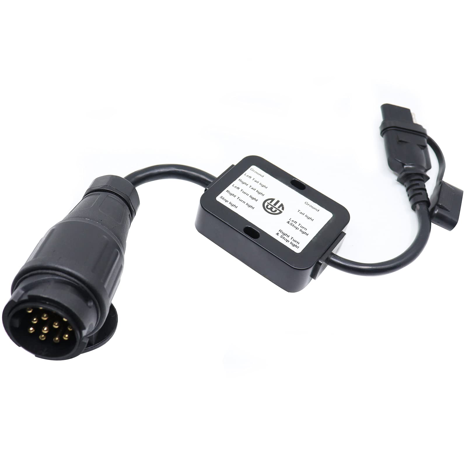 CARROFIX Trailer Light Converter European Round 13-Pin Connector to US 4-Way Flat Pin Plug CARROFIX Trailer Light Converter European Round 13-Pin Connector to US 4-Way Flat Pin Plug von CARROFIX