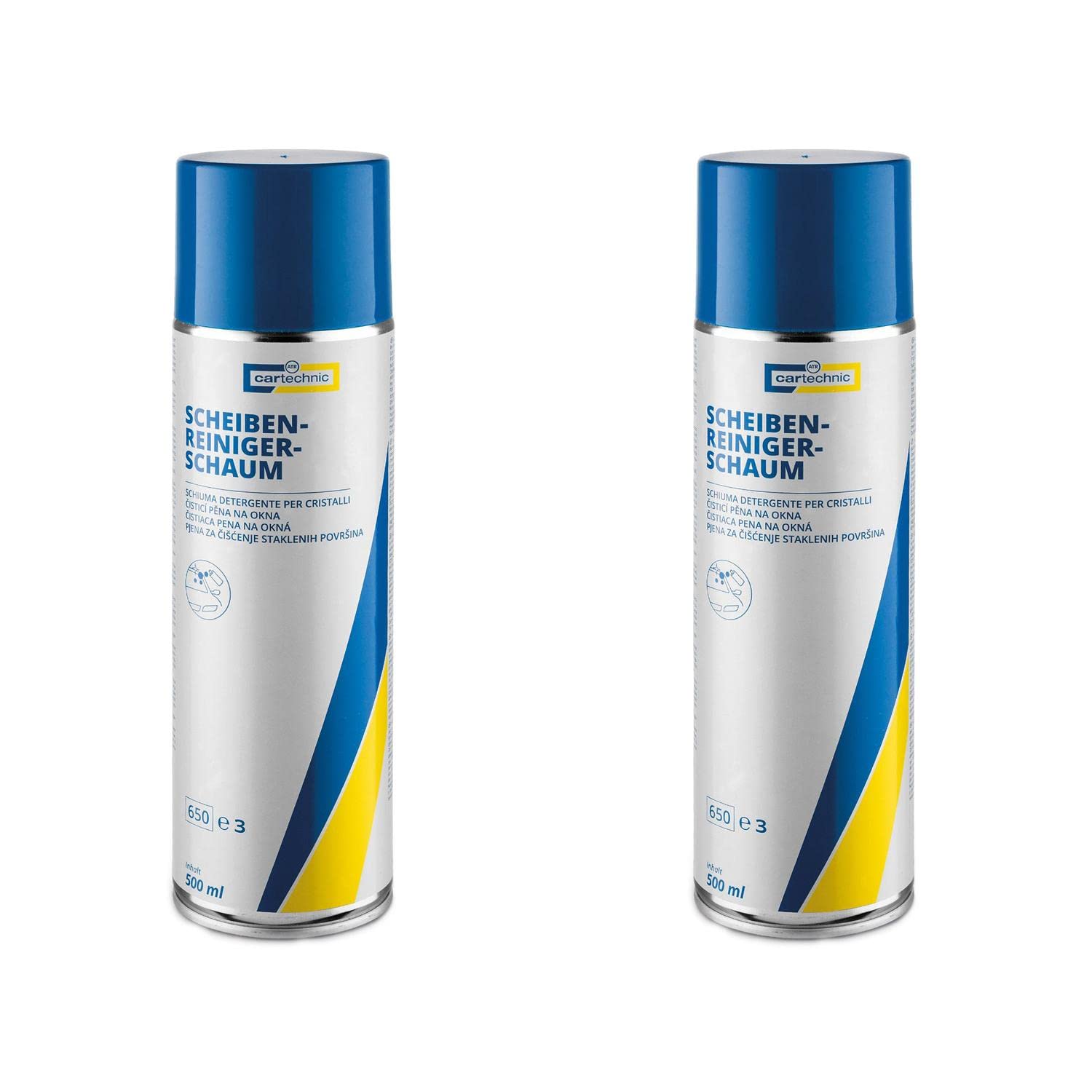 CARTECHNIC 2X Scheibenreiniger Schaum Glasschaumreiniger Schaumreiniger 500 ml CARTECHNIC 2X Scheibenreiniger Schaum Glasschaumreiniger Schaumreiniger 500 ml von CARTECHNIC