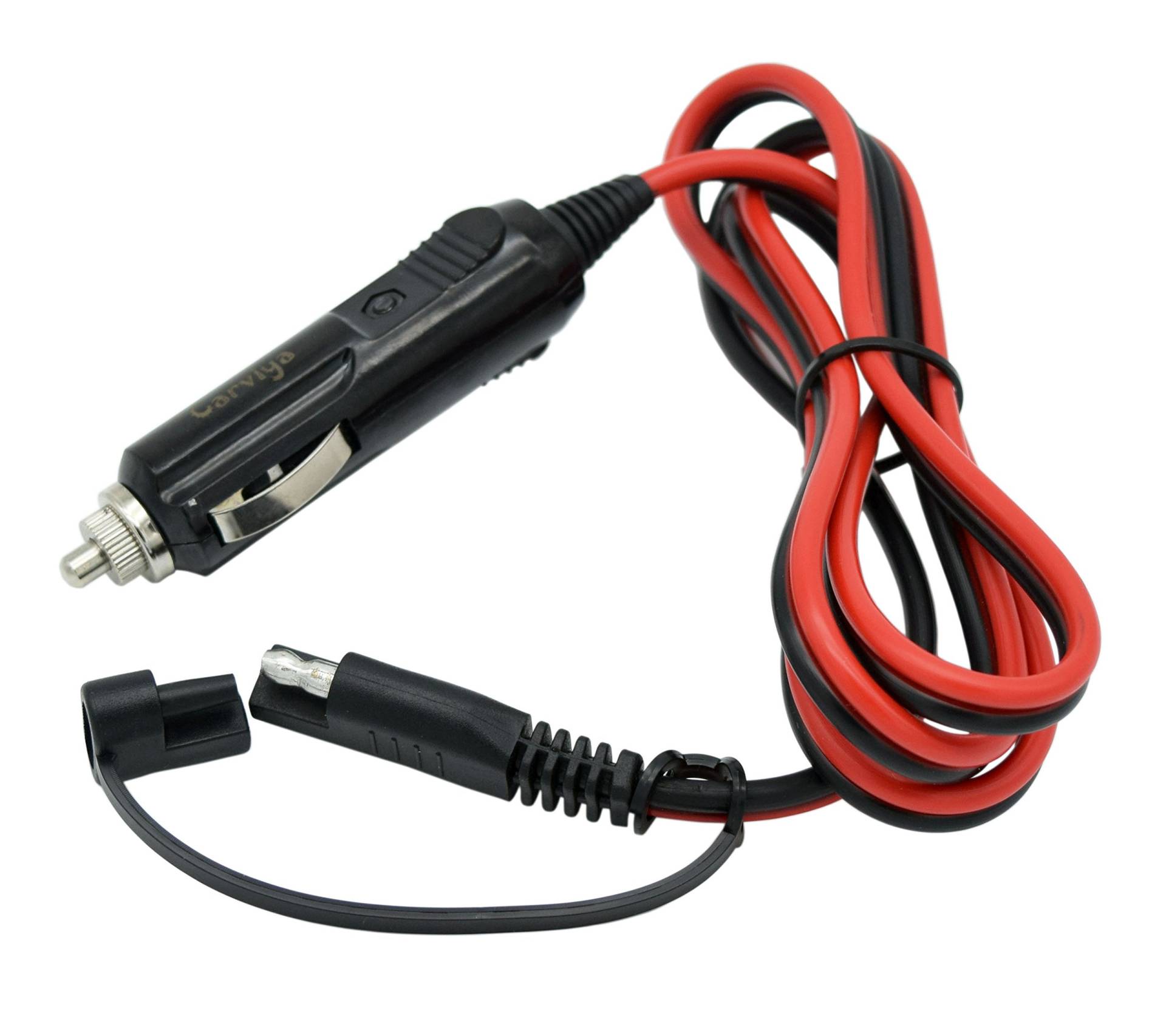 CARVIYA 1 Meter 16 AWG Zigarettenanzünder Auto Sae Batterie Ladekabel 12 V 24 V 15 A Stecker auf wasserdichter SAE Schnellspanner-Adapter Verlängerungskabel mit Sicherung und LED-Anzeige CARVIYA 1 Meter 16 AWG Zigarettenanzünder Auto Sae Batterie Ladekabel 12 V 24 V 15 A Stecker auf wasserdichter SAE Schnellspanner-Adapter Verlängerungskabel mit Sicherung und LED-Anzeige von CARVIYA