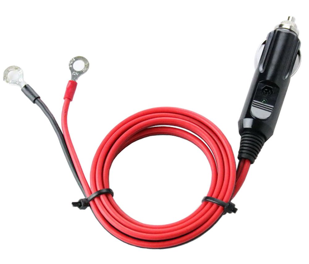 Carviya 13 Füße 4 Meter Heavy-Duty Bold 16AWG 1,31 Quadrat 15A Stecker Zigarettenanzünder Adapter Netzteil Kabel Für Auto wechselrichter, luftpumpe, elektrische Tasse (13ft) von CARVIYA