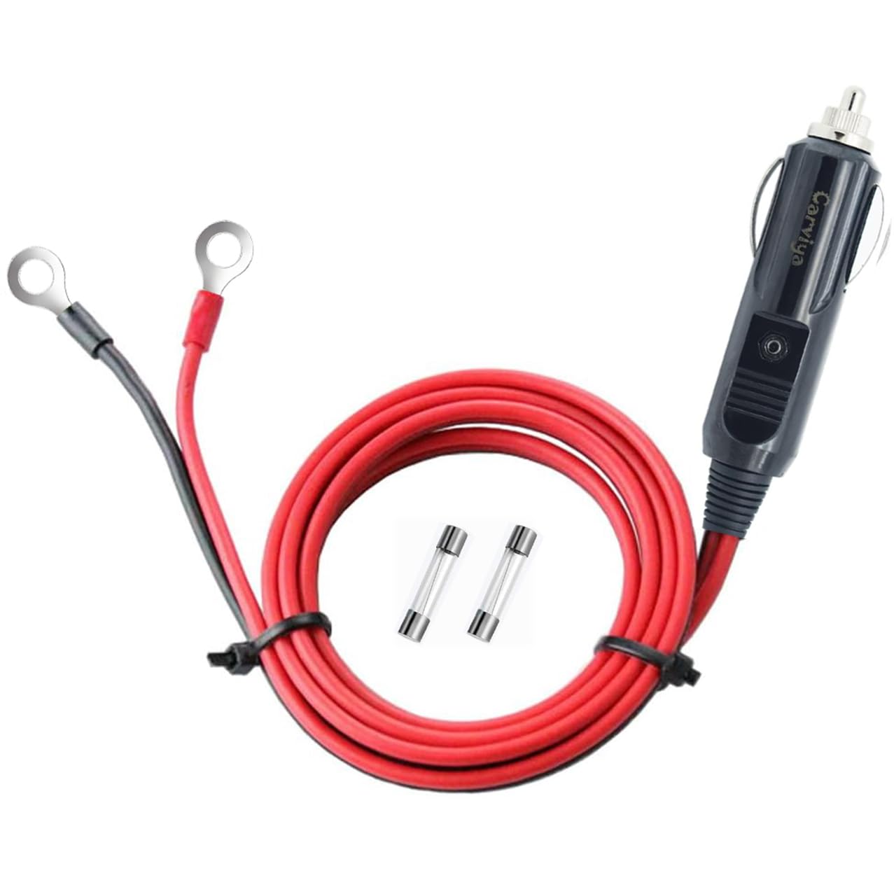 Carviya Netzkabel mit Zigarettenanzünder-Steckdose und 16AWG 15-A-Sicherung, für Auto-Wechselrichter, Luftpumpe, elektrische Tasse, 1 m Carviya Netzkabel mit Zigarettenanzünder-Steckdose und 16AWG 15-A-Sicherung, für Auto-Wechselrichter, Luftpumpe, elektrische Tasse, 1 m von CARVIYA