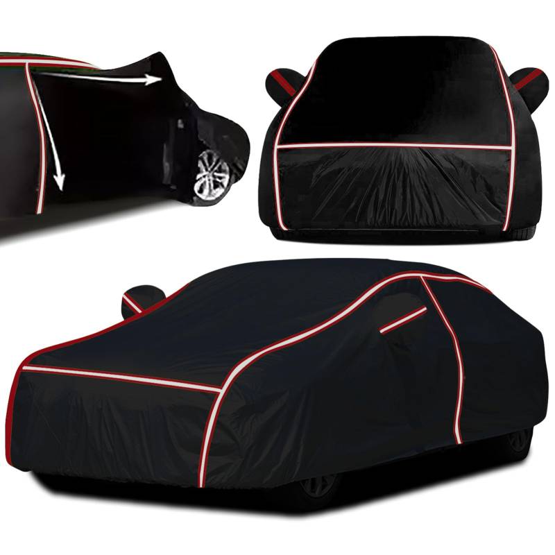 Wasserdicht Autoabdeckung für M3 Coupe/Convertible E36(1992-99), Staubdicht Atmungsaktiv Winddicht Schneedicht UV-Beständig Autoabdeckung Mit Nachtreflexionsstreifen von CATRP-Flower Stand