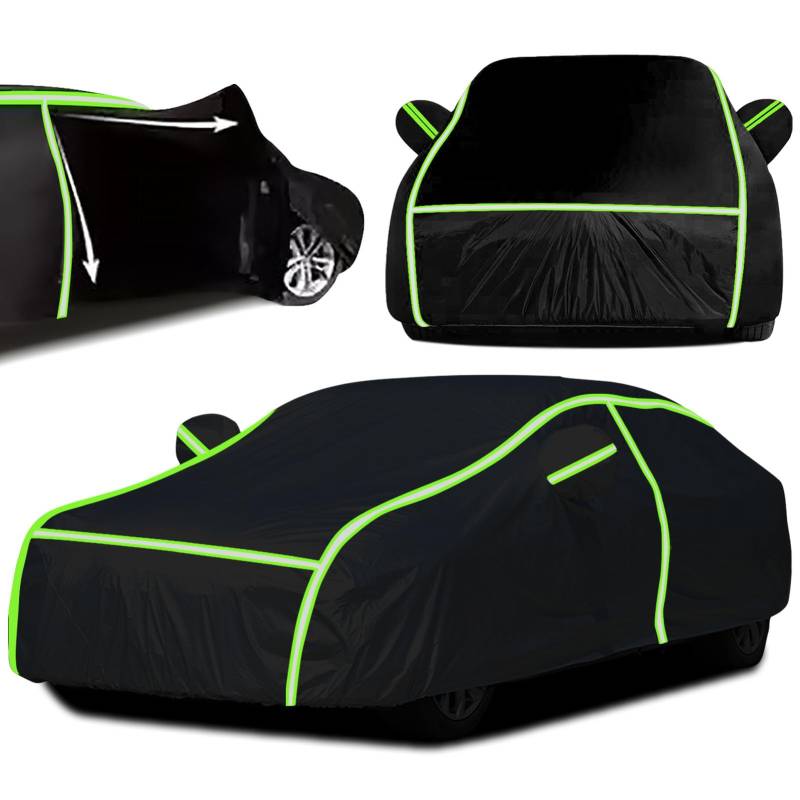 Wasserdicht Autoabdeckung für Mini Convertible R52(2005-08), Staubdicht Atmungsaktiv Winddicht Schneedicht UV-Beständig Autoabdeckung Mit Nachtreflexionsstreifen von CATRP-Flower Stand