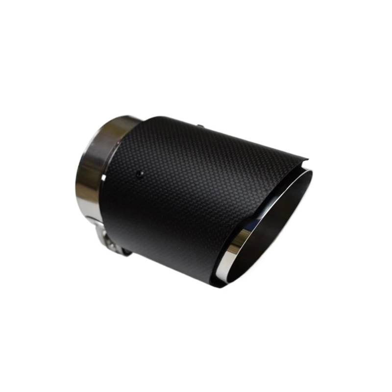 Abgasrohrleitungen 1/2 Stück Auto-Auspuffendrohr Aus Karbonfaser + Edelstahl Für Jaguar XEL XFL XE 2015 2016-2023 Autoschalldämpfer(1Pcs) von CAVINBDZ