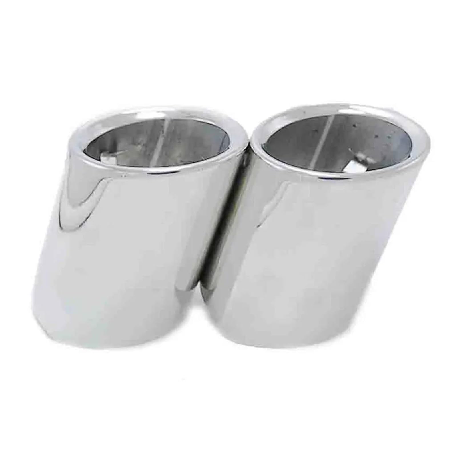 Abgasrohrleitungen 1 Paar Auto Schalldämpfer Spitze Abdeckung Auspuffrohr Für B&MW 5 Series F10 F11 F18 F07 E39 E60 E61 525i 528i 530i 535d 535i Autoschalldämpfer(Silber) von CAVINBDZ